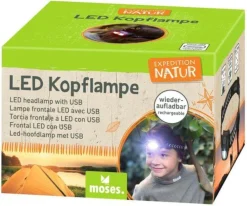 Moses Hoofdlampen|LED hoofdlamp USB