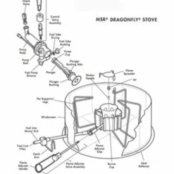 MSR Branderonderdelen|Dragonfly Fuel Tube Bushing Grey