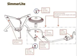 MSR Branderonderdelen|screw simmerlite/windpro
