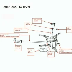 MSR Branderonderdelen|XGK EX Flame Spreader