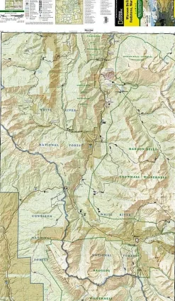 National Geographic Verenigde Staten|Wandelkaart 128 Maroon Bells - Redstond - Marble