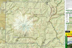 National Geographic Verenigde Staten|Wandelkaart 217 National Park Mount Rainier