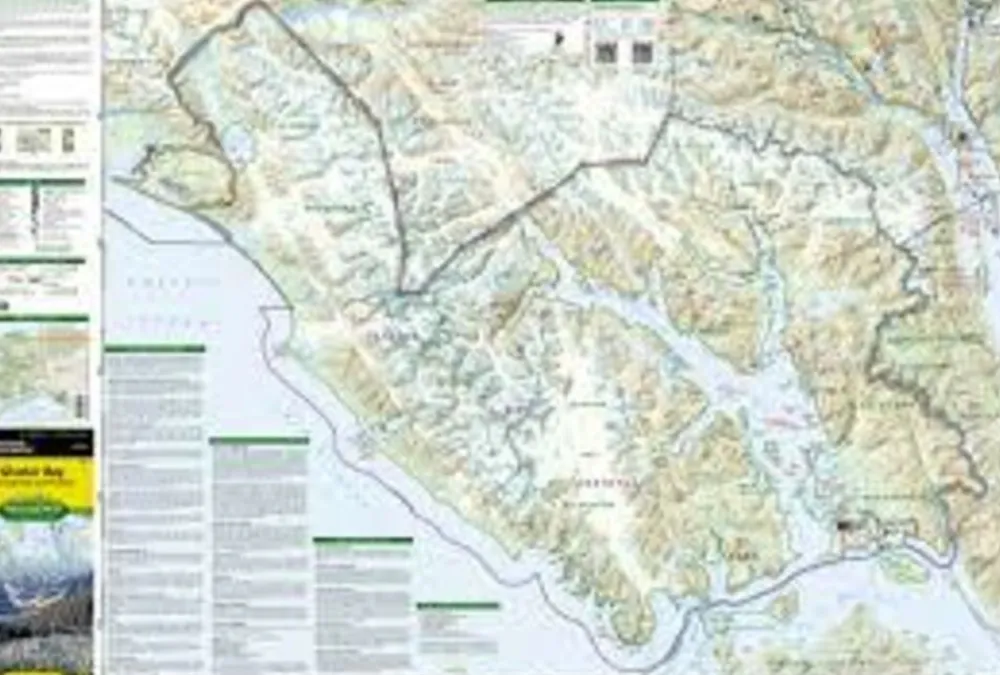 National Geographic Verenigde Staten|Wandelkaart 255 Glacier Bay NP