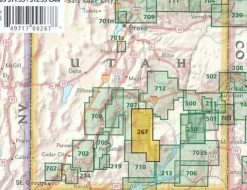 National Geographic Verenigde Staten|Wandelkaart 214 Zion National Park