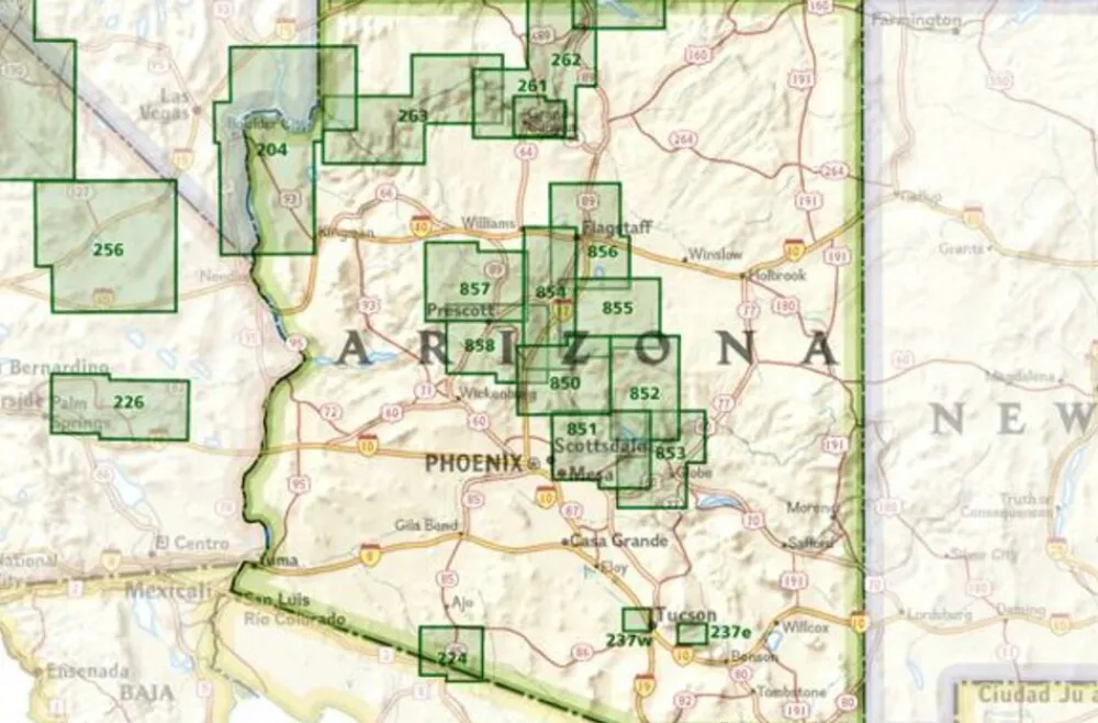 National Geographic Verenigde Staten|Wandelkaart Grand Canyon