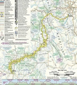 National Geographic Verenigde Staten|Wandelkaart Colorado Trail Zuid