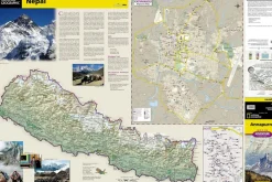 National Geographic Nepal, Bhutan & Tibet|Wandelkaart Annapurna Adventure Map