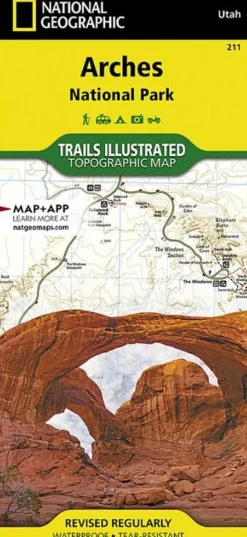 National Geographic Verenigde Staten|Wegenkaart Arches NP