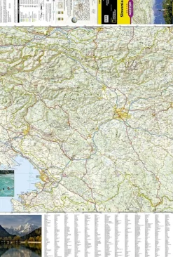 National Geographic Balkan, Griekenland & Cyprus|Wegenkaart Slovenië Adventure Map