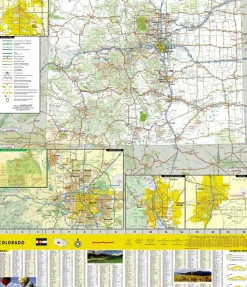 National Geographic Verenigde Staten|Wegenkaart Colorado