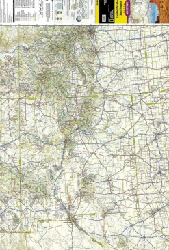 National Geographic Verenigde Staten|Wegenkaart USA Southwest