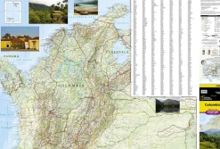 National Geographic Zuid-Amerika|Wegen/landkaart Colombia Adventure map