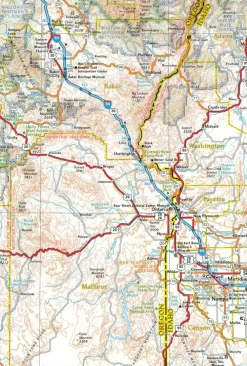 National Geographic Verenigde Staten|Wegenkaart USA Pacific Northwest Adventure map