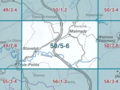 NGIB Benelux|Topografische kaart 50/5-6 Malmedy