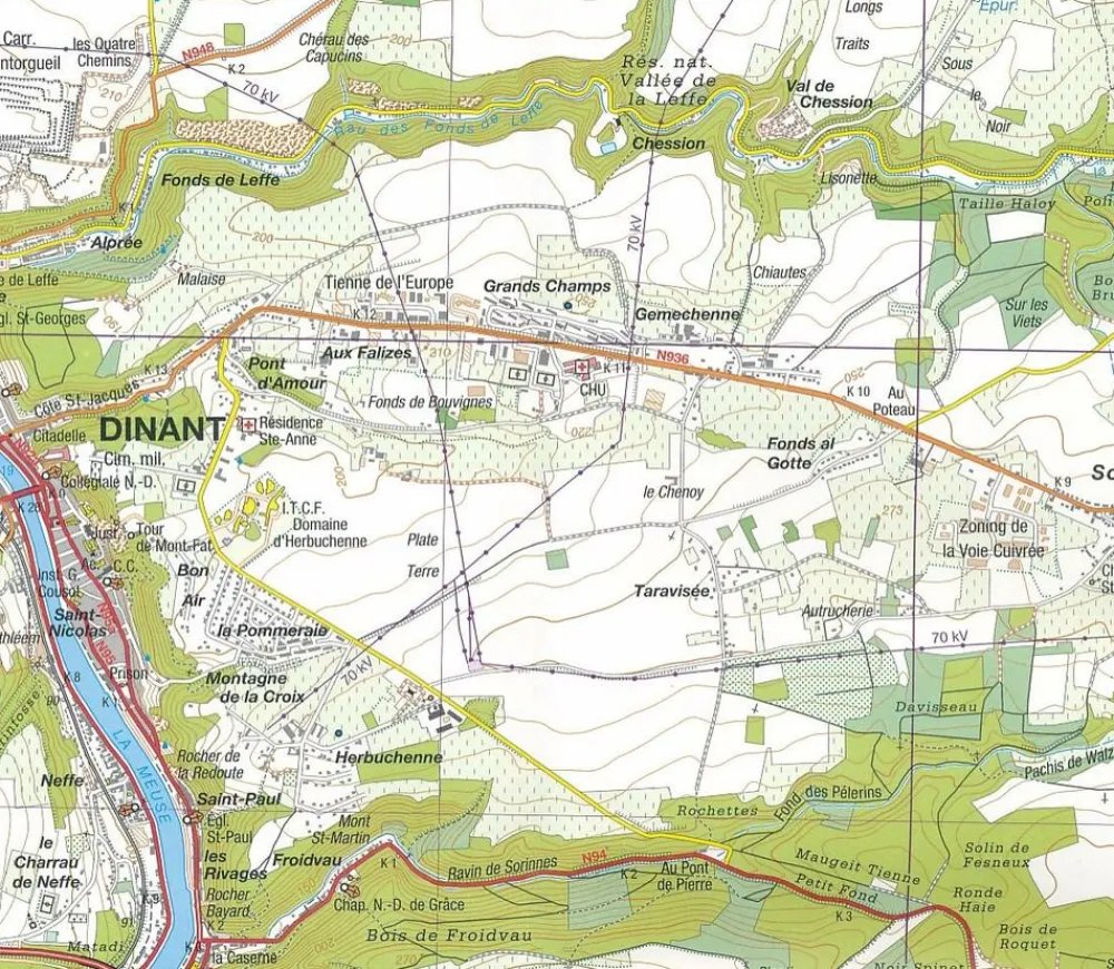 NGIB Benelux|Topografische kaart 71/3-4 Aubange