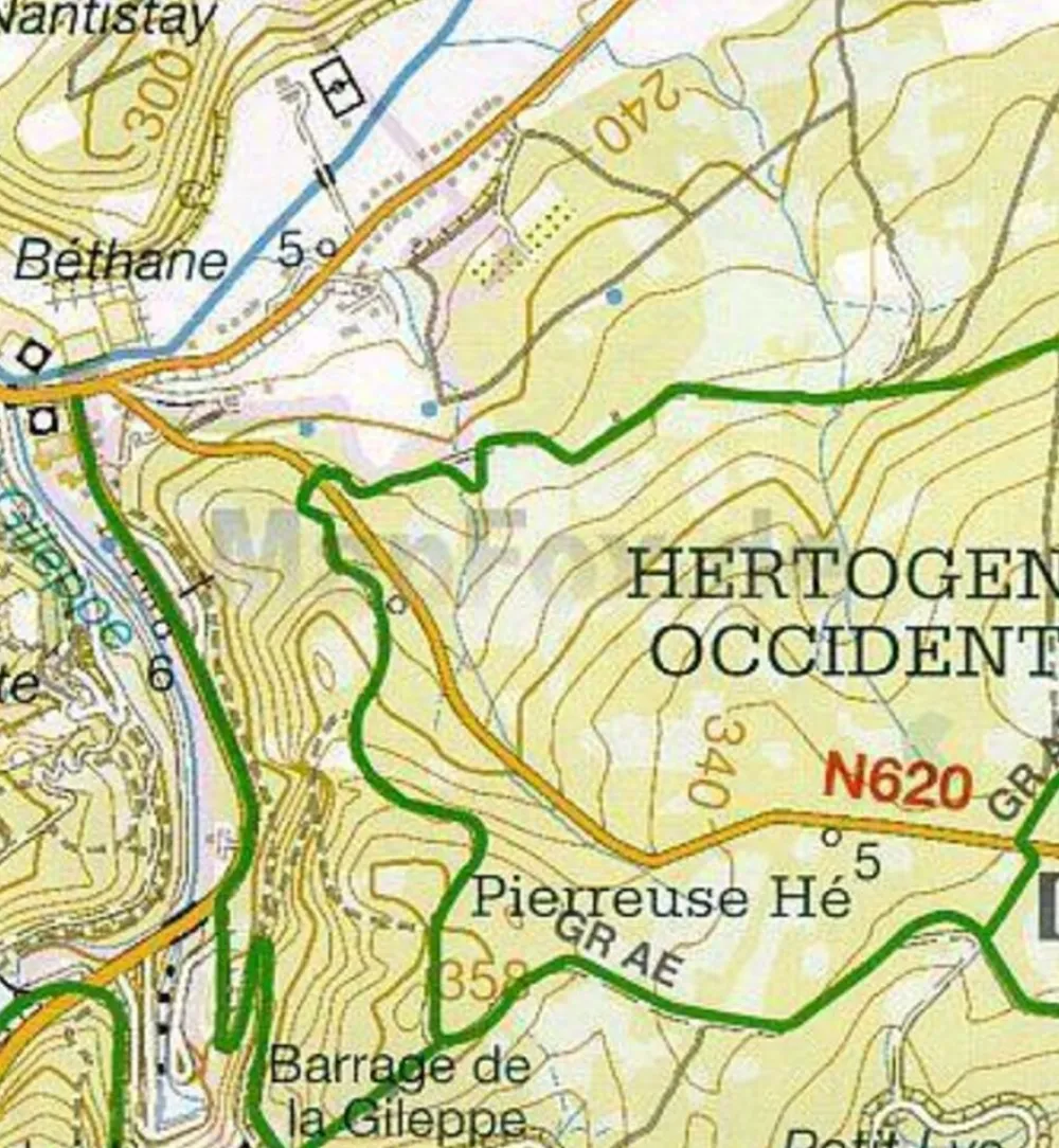 NGIB Benelux|Wandelkaart C: Aan de rand van de Hoge Venen