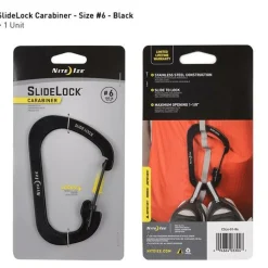 Nite Ize Bevestiging|Bevestiging|Carabiner #6 slidelock black