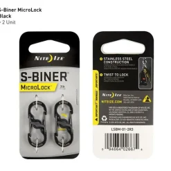 Nite Ize Bevestiging|Bevestiging|S-Biner Microlock black