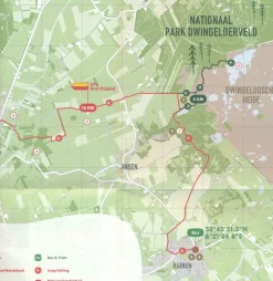 Nivon Benelux|Wandelgids/kaart 01 Hunehuis trektocht tweedaagse