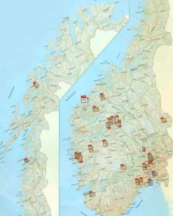 Nordeca Turkart Scandinavië & Ijsland|Wandelkaart 2784 Snoheim