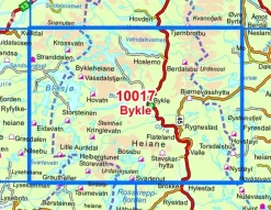 Nordeca Scandinavië & Ijsland|Wandelkaart 10017 Bykle