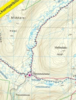 Nordeca Scandinavië & Ijsland|Wandelkaart 3027 Hedmarksvidda