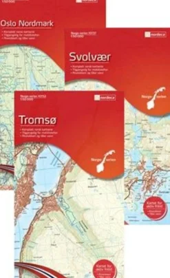 Nordeca Scandinavië & Ijsland|Wandelkaart 10002 Kristiansand