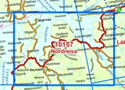 Nordeca Scandinavië & Ijsland|Wandelkaart 10157 Nordreisa