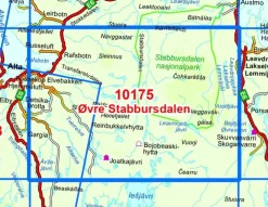 Nordeca Scandinavië & Ijsland|Wandelkaart 10175 Ovre Stabbursdalen