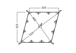 Nordisk Wings & Tarps|Kari 10 diamond basic cotton tarp