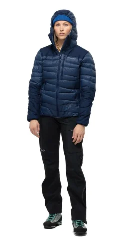 DAMES Norrona Jassen Dames|Falketind Down750 hood w's
