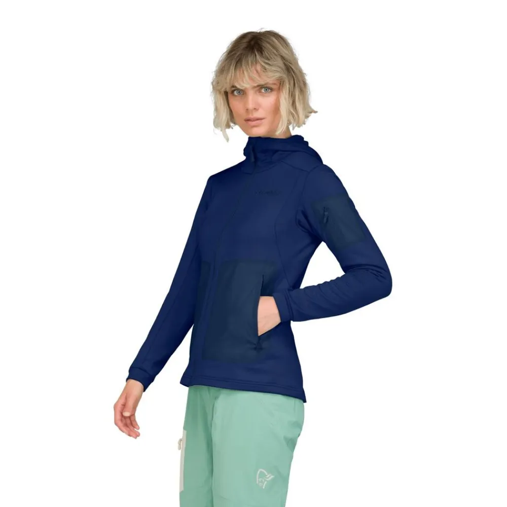DAMES Norrona Vesten|Falketind Warm2 Stretch Hood W's