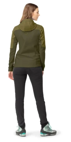 DAMES Norrona Vesten|Falketind warmwool2 stretch zip hood W