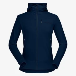 DAMES Norrona Vesten|Falketind warmwool2 stretch zip hood W
