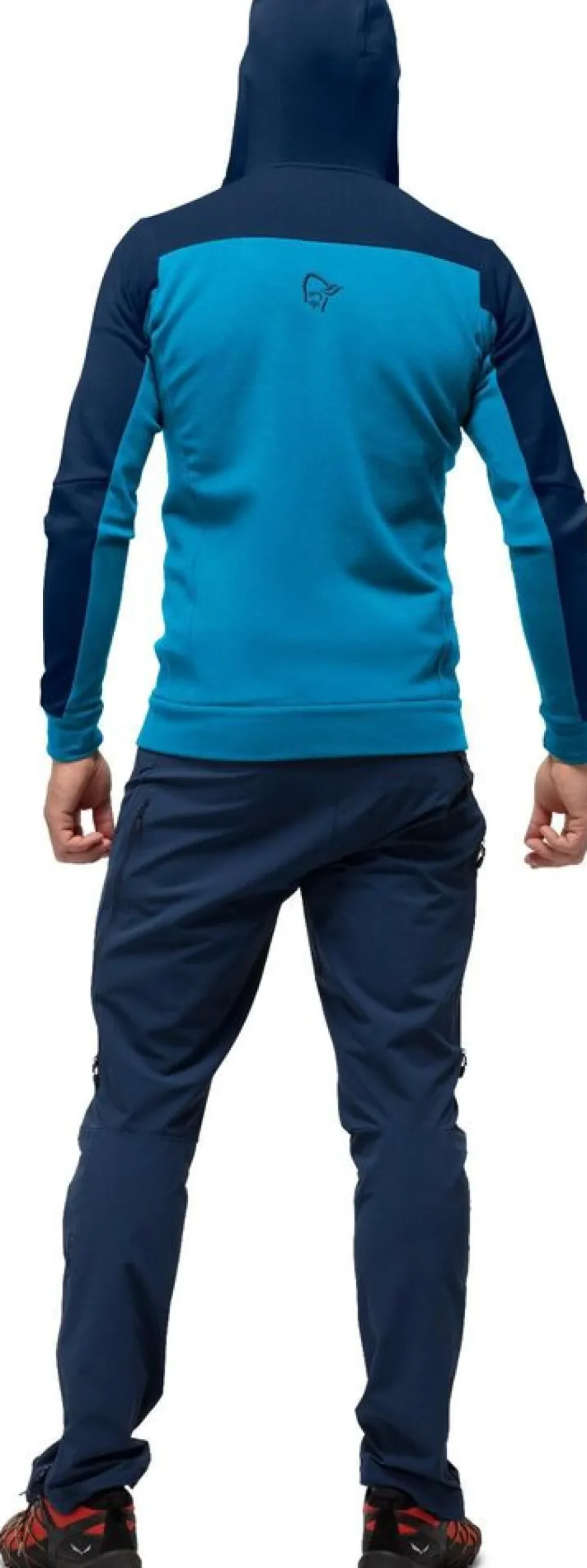 Heren Norrona Vesten|Falketind warmwool2 stretch zip hood M