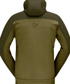Heren Norrona Vesten|Falketind warmwool2 stretch zip hood M