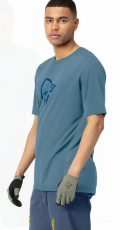 Heren Norrona Shirts Heren|Fjørå wool t-shirt M