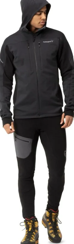 Heren Norrona Vesten|Trollveggen powerstretch pro zip hood