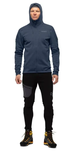 Heren Norrona Vesten|Trollveggen powerstretch pro zip hood
