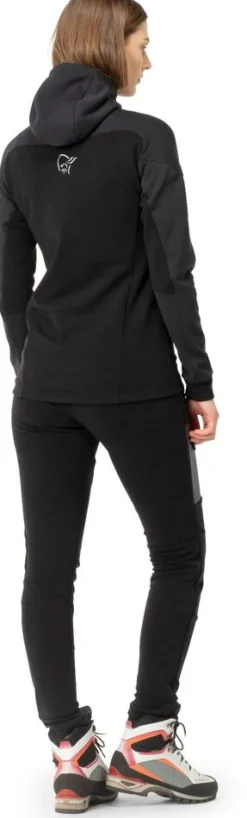 DAMES Norrona Vesten|Trollveggen powerstretch pro zip hood w's