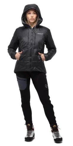 DAMES Norrona Jassen Dames|Trollveggen primaloft100 zip hood w's