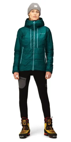 DAMES Norrona Jassen Dames|Trollveggen primaloft100 zip hood w's