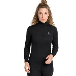 DAMES Odlo Ondergoed Dames|BL top turtle neck l/s half zip