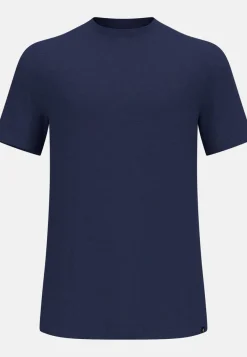 Heren Odlo Shirts Heren|Merino Tencel Plain Tee T-Shirt Crew Neck men