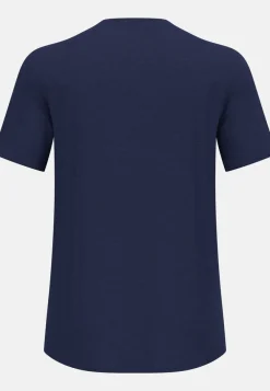 Heren Odlo Shirts Heren|Merino Tencel Plain Tee T-Shirt Crew Neck men