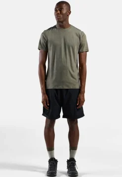 Heren Odlo Shirts Heren|Merino Tencel Plain Tee T-Shirt Crew Neck men