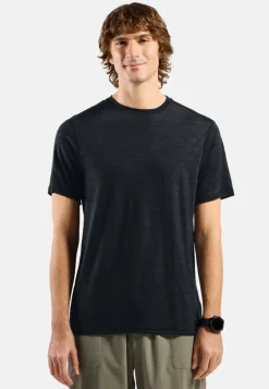 Heren Odlo Shirts Heren|Merino Tencel Plain Tee T-Shirt Crew Neck men