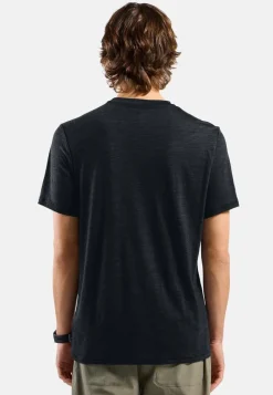 Heren Odlo Shirts Heren|Merino Tencel Plain Tee T-Shirt Crew Neck men
