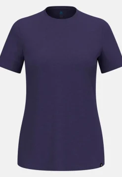 DAMES Odlo Shirts Dames|Merino Tencel Plain Tee T-Shirt Crew Neck wmns