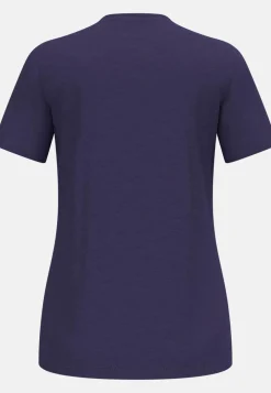 DAMES Odlo Shirts Dames|Merino Tencel Plain Tee T-Shirt Crew Neck wmns